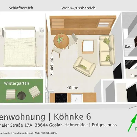 Apartment Komfortfewo Fuer 2 Personen Mit Wintergarten *